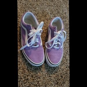 Purple Van's worn once. Brand New Condition!